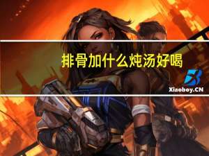 排骨加什么炖汤好喝