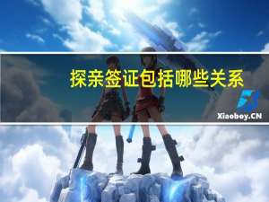探亲签证包括哪些关系