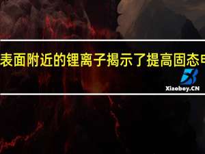 探测固体表面附近的锂离子揭示了提高固态电池性能的线索