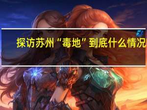 探访苏州“毒地” 到底什么情况嘞