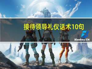 接待领导礼仪话术10句