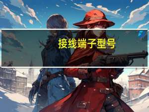 接线端子型号