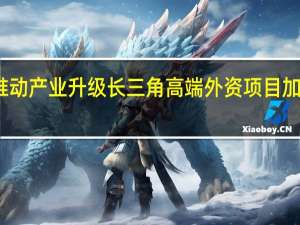 推动产业升级 长三角高端外资项目加速落地