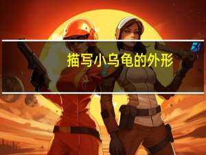 描写小乌龟的外形