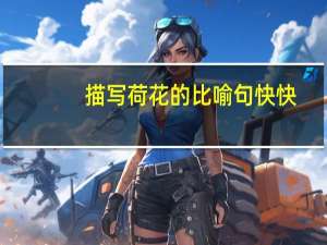 描写荷花的比喻句 快快