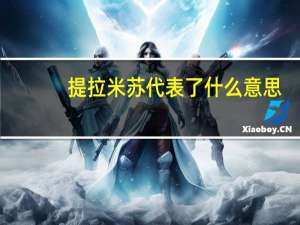 提拉米苏代表了什么意思