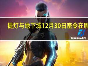 提灯与地下城12月30日密令在哪领-最新密令免费领取
