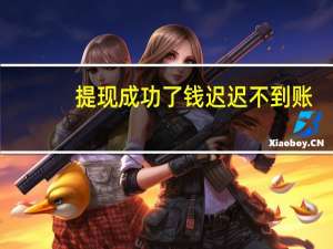 提现成功了钱迟迟不到账（支付宝提现要多久）