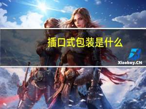 插口式包装是什么