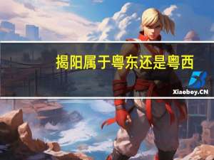 揭阳属于粤东还是粤西