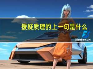 援疑质理的上一句是什么