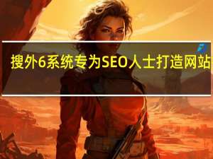 搜外6系统 专为SEO人士打造网站排名