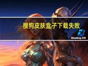 搜狗皮肤盒子下载失败（搜狗皮肤盒子）