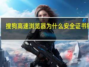 搜狗高速浏览器为什么安全证书错误（搜狗高速浏览器皮肤）