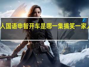 搞笑一家人国语申智开车是哪一集 搞笑一家人国语在线观看