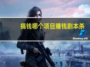搞钱哪个项目赚钱剧本杀