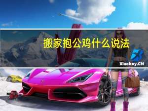 搬家抱公鸡什么说法