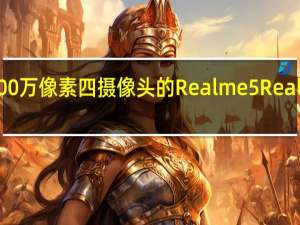 搭载4800万像素四摄像头的Realme  5 Realme  5 Pro将在