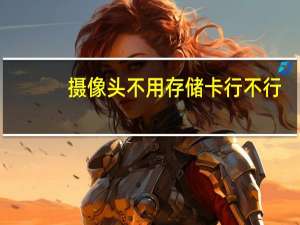 摄像头不用存储卡行不行