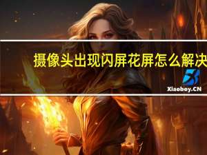 摄像头出现闪屏花屏怎么解决
