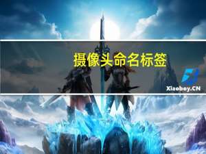 摄像头命名标签