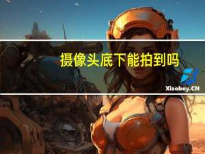 摄像头底下能拍到吗