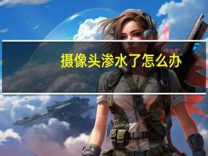 摄像头渗水了怎么办