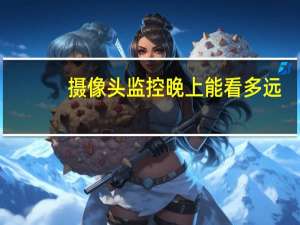摄像头监控晚上能看多远