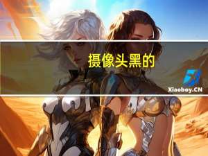 摄像头黑的