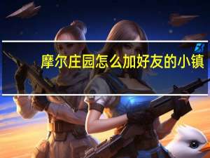 摩尔庄园怎么加好友的小镇（摩尔庄园怎么加好友）