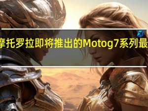 摩托罗拉即将推出的Motog7系列最新消息