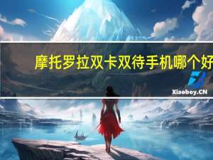 摩托罗拉双卡双待手机哪个好（摩托罗拉双卡双待手机）