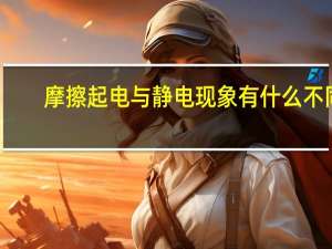 摩擦起电与静电现象有什么不同
