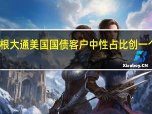 摩根大通美国国债客户中性占比创一个月新高