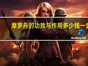 摩罗丹的功效与作用多少钱一盒（摩罗丹的功效与作用）