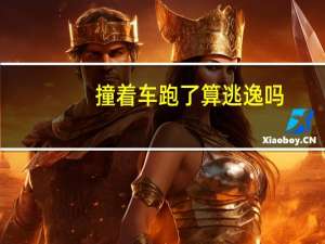 撞着车跑了算逃逸吗