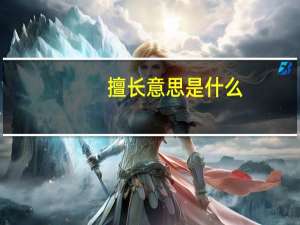 擅长意思是什么