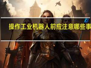 操作工业机器人前应注意哪些事项