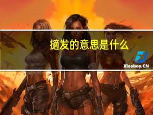 擿发的意思是什么