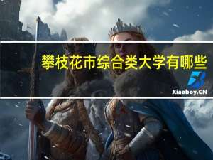 攀枝花市综合类大学有哪些