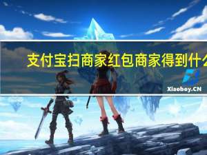 支付宝扫商家红包商家得到什么（支付宝扫商家红包商家得到什么）