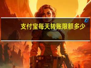 支付宝每天转账限额多少