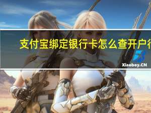 支付宝绑定银行卡怎么查开户行（支付宝绑定银行卡怎么解绑）