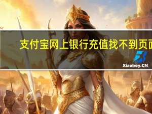 支付宝网上银行充值找不到页面（支付宝网上银行充值）