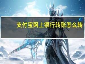 支付宝网上银行转账怎么转（支付宝网上银行充值）