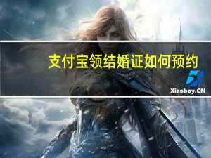 支付宝领结婚证如何预约（支付宝领结婚证）