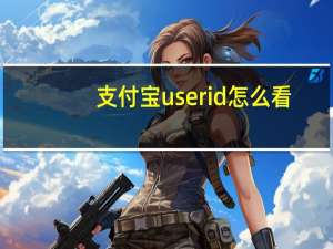 支付宝userid怎么看