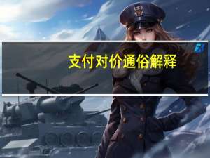 支付对价通俗解释