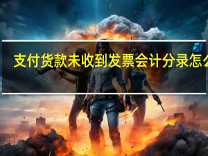支付货款未收到发票会计分录怎么写