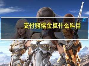 支付赔偿金算什么科目